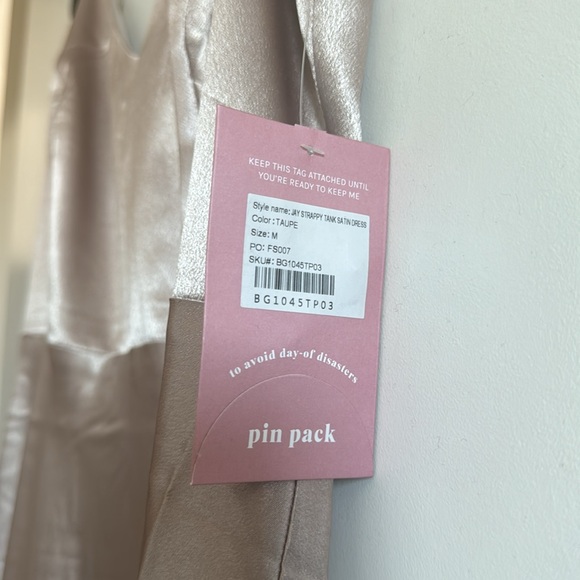 BIRDY GREY JAY dress size M in TAUPE new with tag - Picture 3 of 6